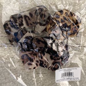 NWT Noir Scrunchies Set of 3